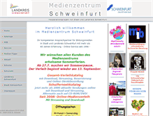 Tablet Screenshot of medienzentrum-schweinfurt.de